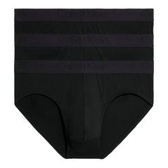 Боксерки теннисные Calvin Klein Boxer Hip Brief 3P - black/black/black