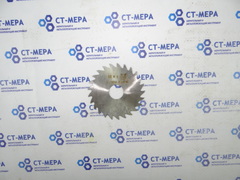 Фреза отрезная по металлу 63х1х16мм. z=25 Р6АМ5 без фаски без ш/п