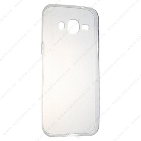 Накладка силиконовая ультра-тонкая для Samsung Galaxy J2 J200 2015 прозрачная