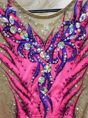 Купальник для художественной гимнастики  р.32( рост 122 см)