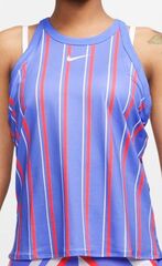 Топ теннисный Nike Court W Printed Dry Tank - royal pulse/white