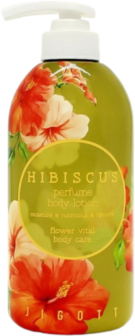 Jigott Lotion Лосьон для тела парфюмированный с экстрактом гибискуса Jigott Hibiscus Perfume Body Lotion