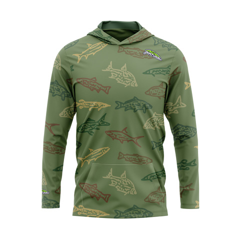 Детское джерси Рыбки Хаки