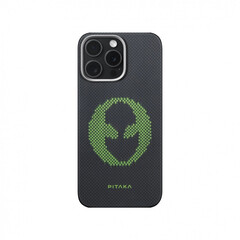 Чехол Pitaka Tactile Woven (Lumintex Edition) для iPhone 16 Pro Max, Пришелец | Alien
