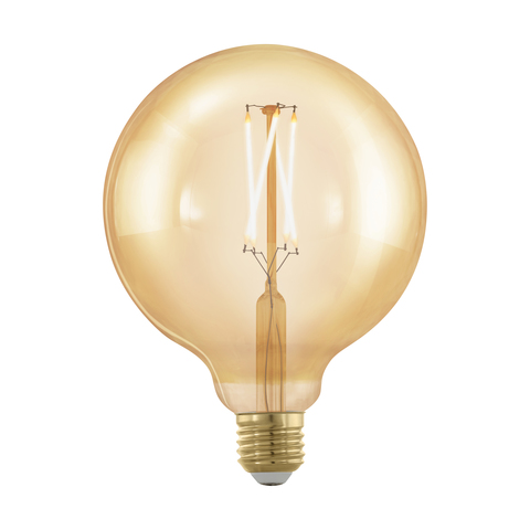 Лампа  LED филаментная диммир. золотого цвета Eglo GOLDEN AGE LM-LED-E27 4W 320Lm 1700K G125 11694