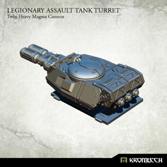 Legionary Assault Tank Turret: Twin Heavy Magma Cannon (1)