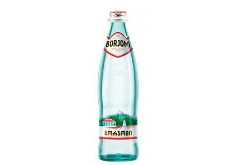 Минеральная вода газированная Боржоми в стекле, 500мл