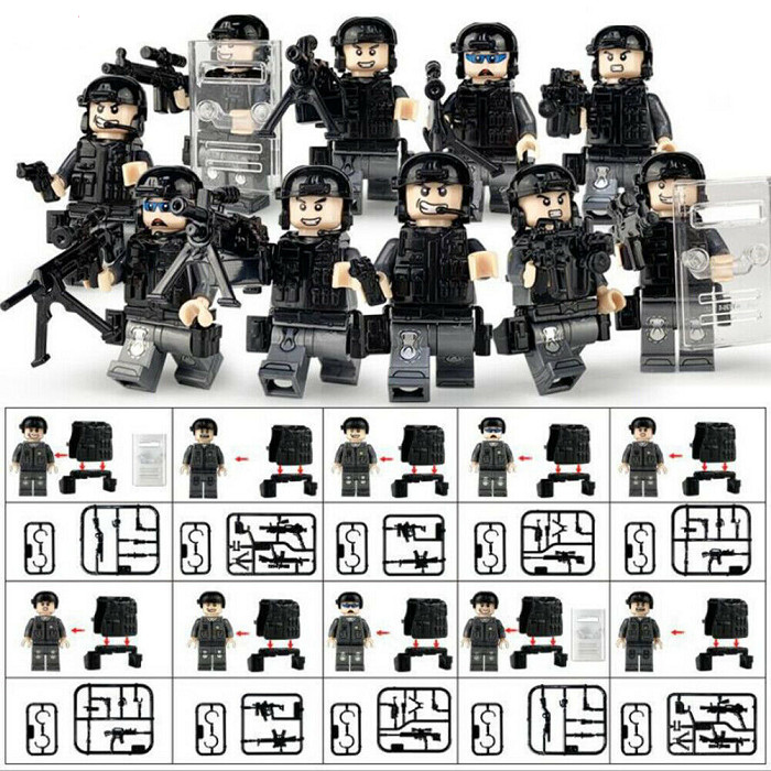 Минифигурки Военных SWAT серия 431