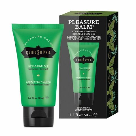 Возбуждающий бальзам для тела Pleasure Balm Spearmint - 50 мл. - Kama Sutra KS10074
