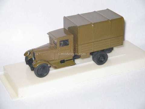 ZIS-5 with awning khaki LOMO-AVM 1:43