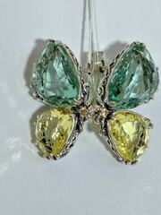 Махаон (серьги из серебра)