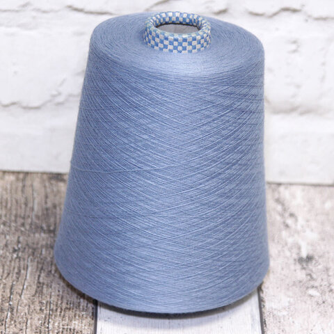 Хлопок с кашемиром (10%) CARIAGGI BELIZE CASHMERE 2/80 серо-голубой
