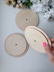 Wooden lid for basket 10/8