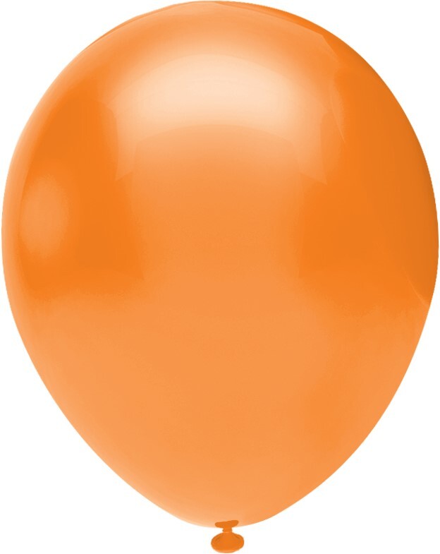 О 10''/25 см, Пастель, Оранжевый (816), 100 шт.