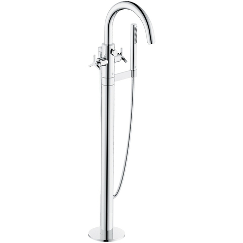 Kludi NOVA FONTE Deco 205900539 Двухвентильный смеситель для ванны и душа,  для отдельно стоящих ванн