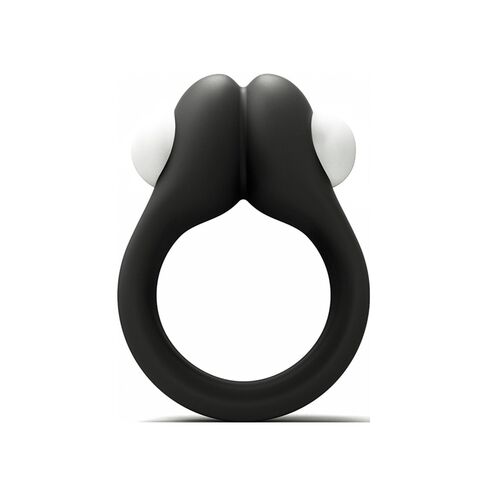 Черное эрекционное кольцо Zippy Vibrating Ring With Bullet