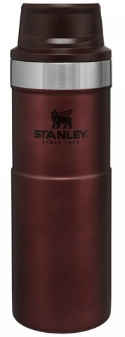Картинка термостакан Stanley classic 0,47l trigger action 1-hand бордовый - 1