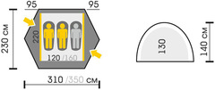 Палатка Talberg Marel 3 - 2