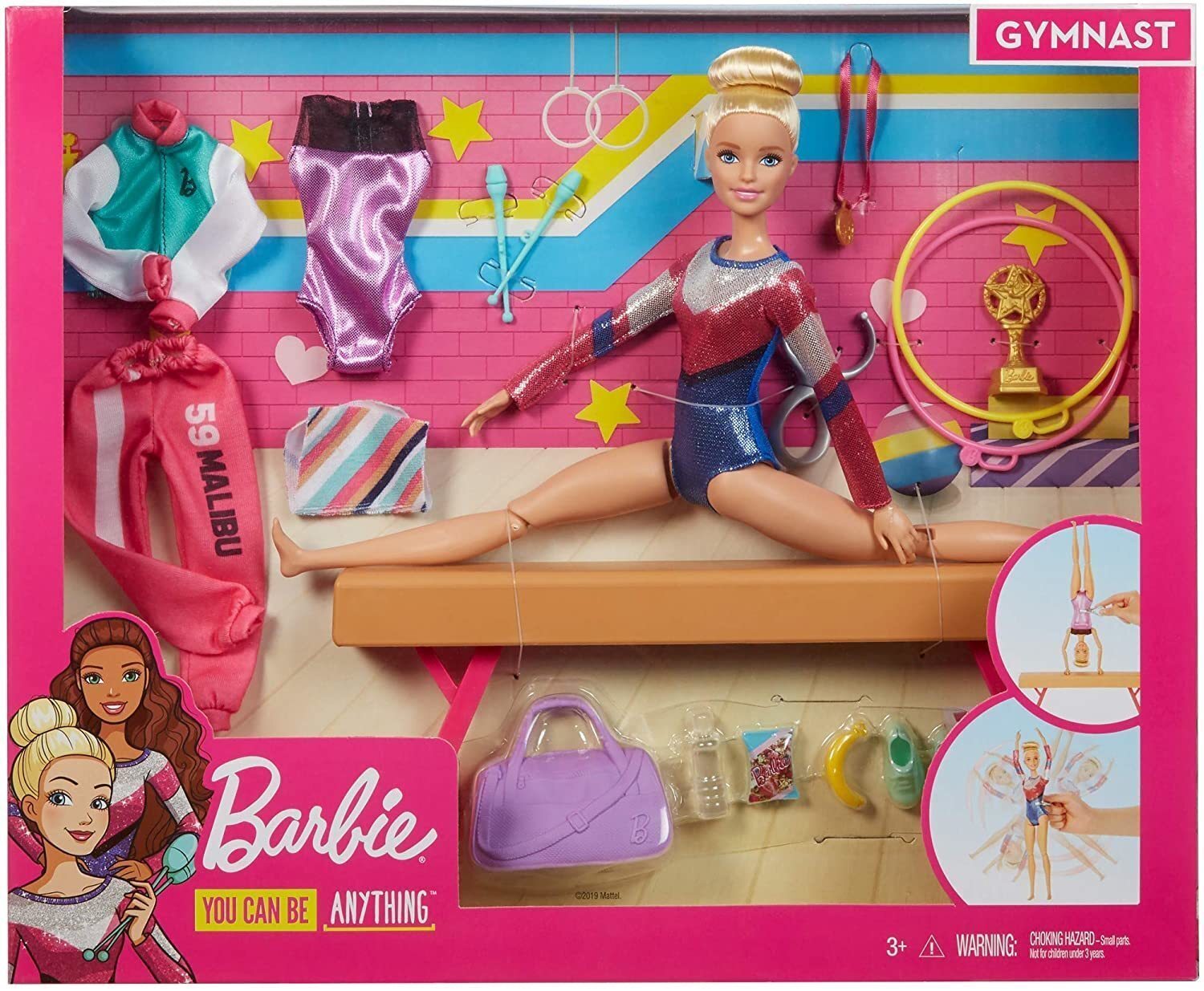 Кукла Барби Игровой набор Barbie Гимнастка GJM72 купить в Москве | Доставка  по России.