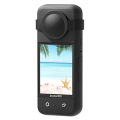Силиконовый кейс для экшн-камеры Insta 360 X3 с защитой объективов
