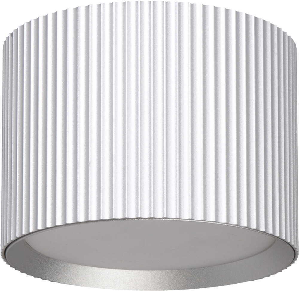 Светильник потолочный Feron HL458 Barrel ARIA 12W, 230V, GX53, серебро