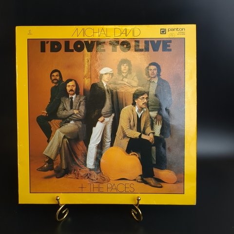 LP Michal David + The Paces - I d Love To Live. Виниловая пластинка 12 дюймов. Чехословакия