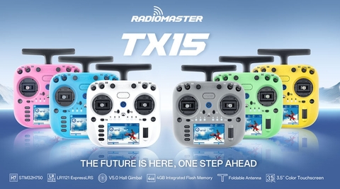 Аппаратура управления Radiomaster TX15 (ELRS, M2, FCC, Iron Grey, 2.4GHz и Sub-G 900MHz)
