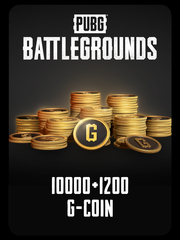Игровая валюта PUBG: Battlegrounds - 10000 + 1200 G-Coin [Цифровая версия] (для ПК, цифровой код доступа)