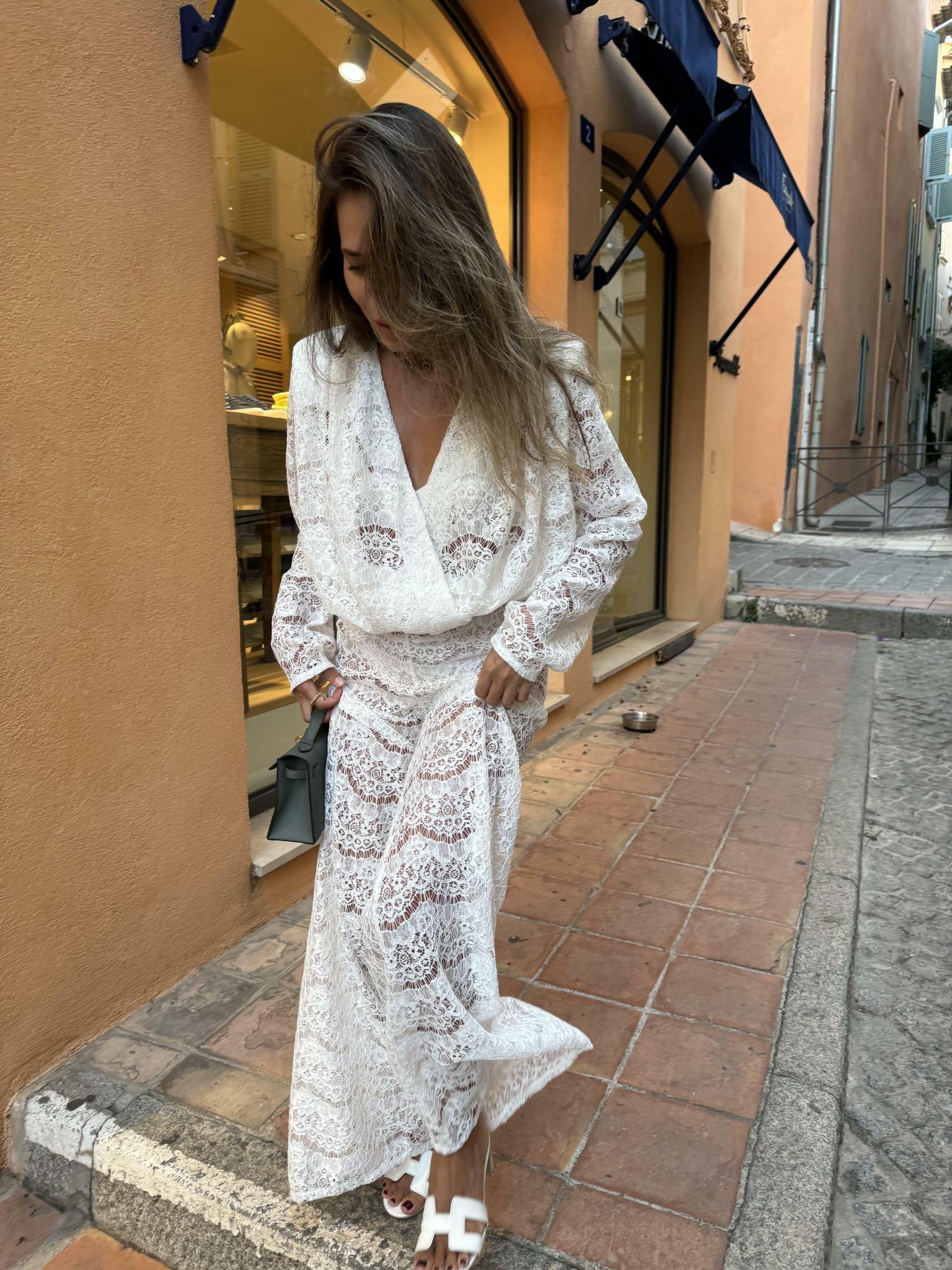 Брюки палаццо LACE