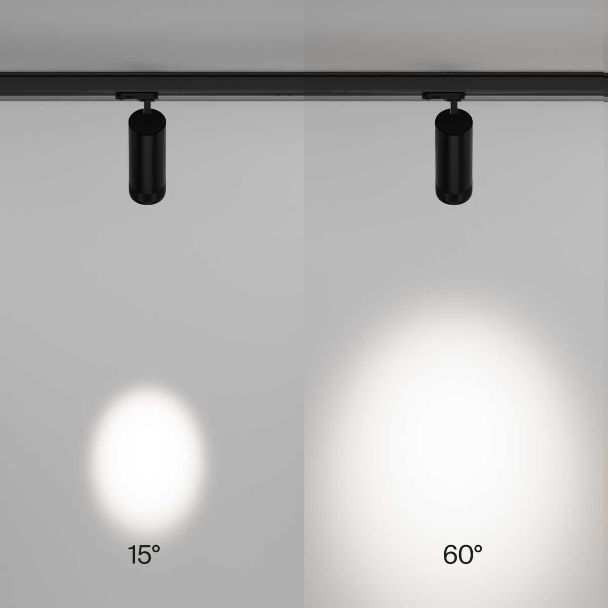 Трековый светодиодный светильник Maytoni Technical Focus Zoom TR198-3-20W4K-Z-B