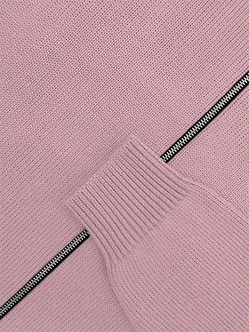 Толстовка на замке из мягкой шерсти