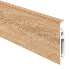 Плинтус из вспененного ПВХ Aberhof Luxe Дуб Валлийский 70х13х2000 мм