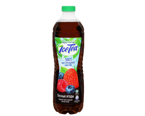 Черный чай ICE TEA со вкусом лесных ягод 1,5л