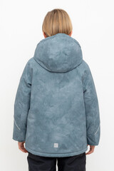 куртка  для мальчика  ВК 36102/н/3 ГР (122-146)