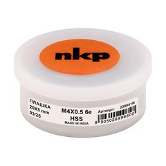 Плашка М 4,0х0,5 DINEN22568 HSS 6e 20х5мм NKP 239041N