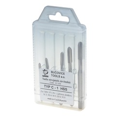 Набор метчиков машинных M3 -M8 HSS DIN371 (C/2-3P) 5пр Bucovice(CzTool) 101008BT
