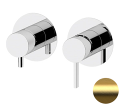 Remer MC93ZPWBBG Смеситель для душа Remer Metrica MC93ZPWBBG, золото брашированное фото