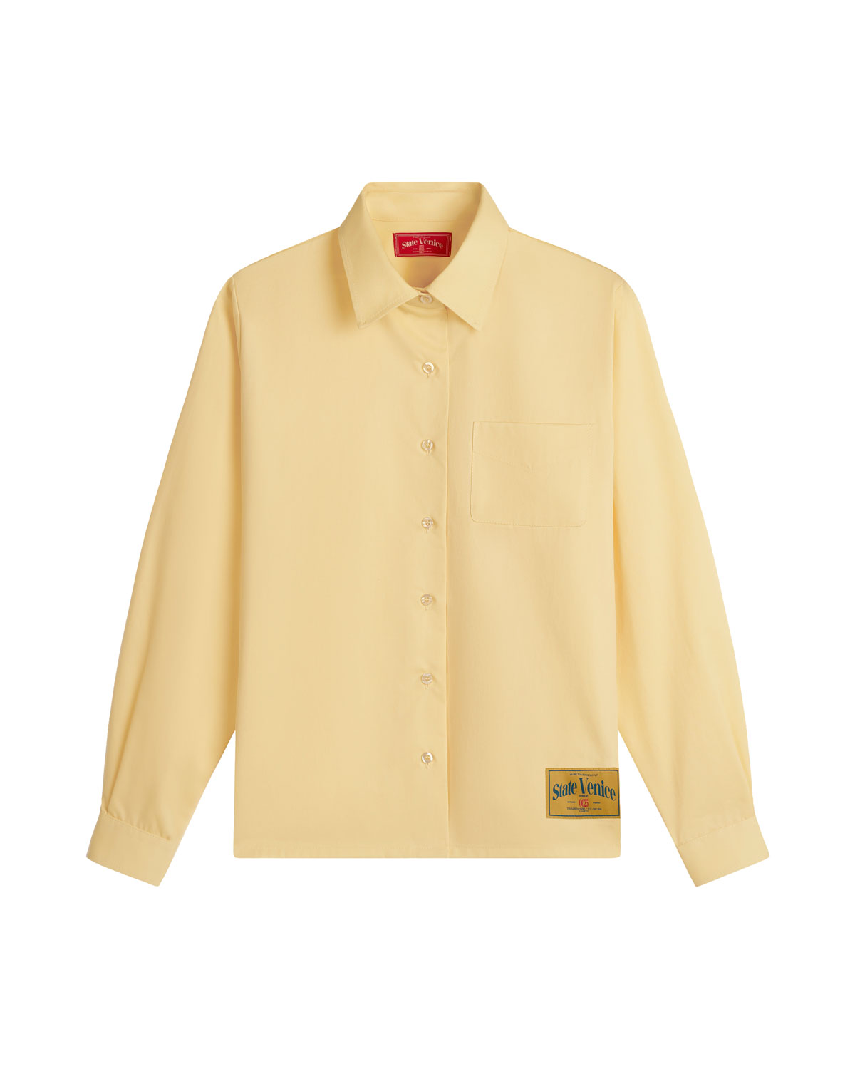 Приталенная рубашка из вискозы