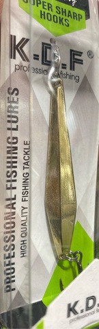10 Блесна зимняя KDF Bergos 130-8008 3,3 гр 50 мм цв gold