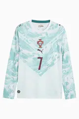 Футболка с длинными рукавами Puma Portugal 2026 Away Ronaldo 7 - бирюзовый