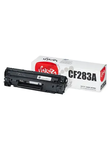 Картридж Sakura CF283A (83A) для HP LJ M201n, LJ M125nw, LJ M127fw, черный, 1600 к.