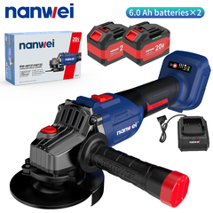 Аккумуляторная УШМ Nanwei с бесщеточным двигателем 20 В (125 мм) NW-A8132