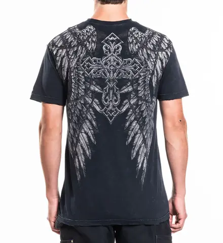 Affliction | Футболка мужская Immortal Scream Tee A28667 сзади