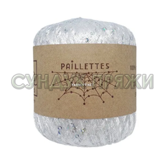 Wool Sea Paillettes 1000 (белый кристалл)