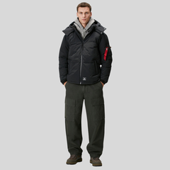 Парка Alpha Industries Puffer Parka Black (Черная)