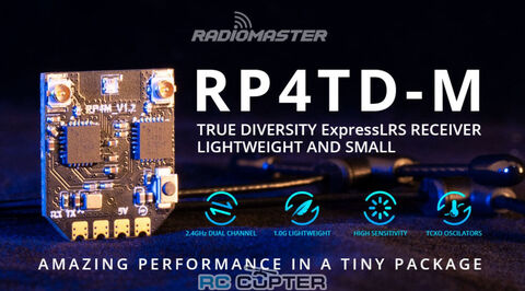 Приёмник Radiomaster RP4TD-M Mini True Diversity 2.4 ГГц FCC версия