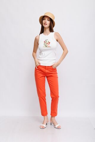 Marc Cain Sports Джинсы текстильные из хлопка с эластаном. Эко-линейка ReThink Together