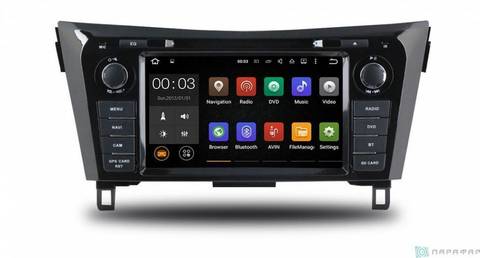 Штатная магнитола 4G/LTE с DVD для Nissan X-Trail 15+ на Android 7.1.1 Parafar PF988D