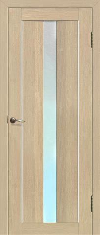 Дверь La Stella 207, стекло матовое, цвет ясень латте, остекленная