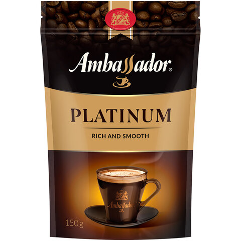 Кофе растворимый Ambassador Platinum, 150 г